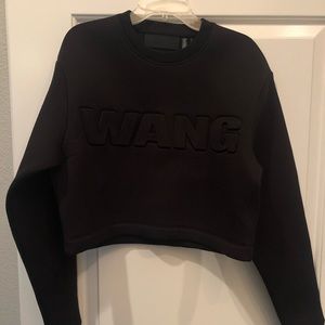 Alexander Wang x H&M scuba cropped sweatshirt